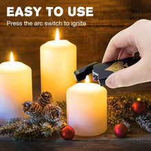 Electric Lighter Rechargeable Plasma Lighter Men Cool Ace Pocket Lighters | Windproof Dual Arc. Led Battery Display. USB Charging. Christmas Stocking Stuffers. Birthday Gifts for Men Father (Black Ace)
