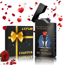 Electric Lighter Rechargeable Plasma Lighter Men Cool Ace Pocket Lighters | Windproof Dual Arc. Led Battery Display. USB Charging. Christmas Stocking Stuffers. Birthday Gifts for Men Father (Black Ace)