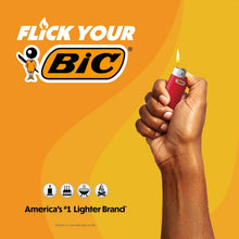BIC Maxi Pocket Lighters. Dependable. Long-Lasting. 10-Pack. Assorted | Colors May Vary. Tested and Safe. Child-Resistant Design. Variety of Designs. Lasts Up to 3.000 Lights