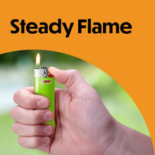 BIC Maxi Pocket Lighters. Dependable. Long-Lasting. 10-Pack. Assorted | Colors May Vary. Tested and Safe. Child-Resistant Design. Variety of Designs. Lasts Up to 3.000 Lights