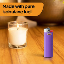 BIC Maxi Pocket Lighters. Dependable. Long-Lasting. 10-Pack. Assorted | Colors May Vary. Tested and Safe. Child-Resistant Design. Variety of Designs. Lasts Up to 3.000 Lights