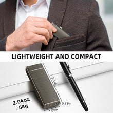 Electric Lighter USB Rechargeable Plasma Lighters Cool Pocket Lighter Men | Windproof Dual Arc. Battery Indicator. Christmas Stocking Stuffers. Birthday Gifts for Men Father Husband (Gunmetal Gray)